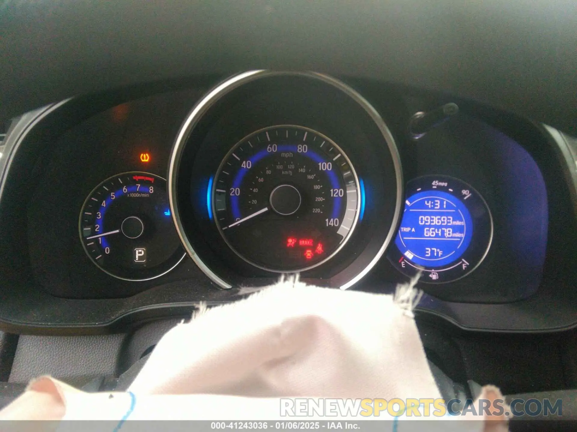 7 Photograph of a damaged car 3HGGK5H44KM744022 HONDA FIT 2019