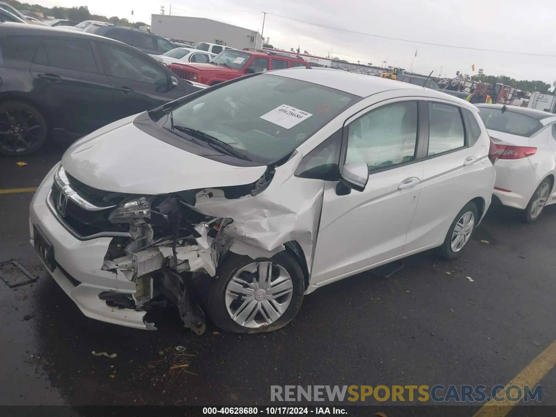 2 Photograph of a damaged car 3HGGK5H45KM745759 HONDA FIT 2019