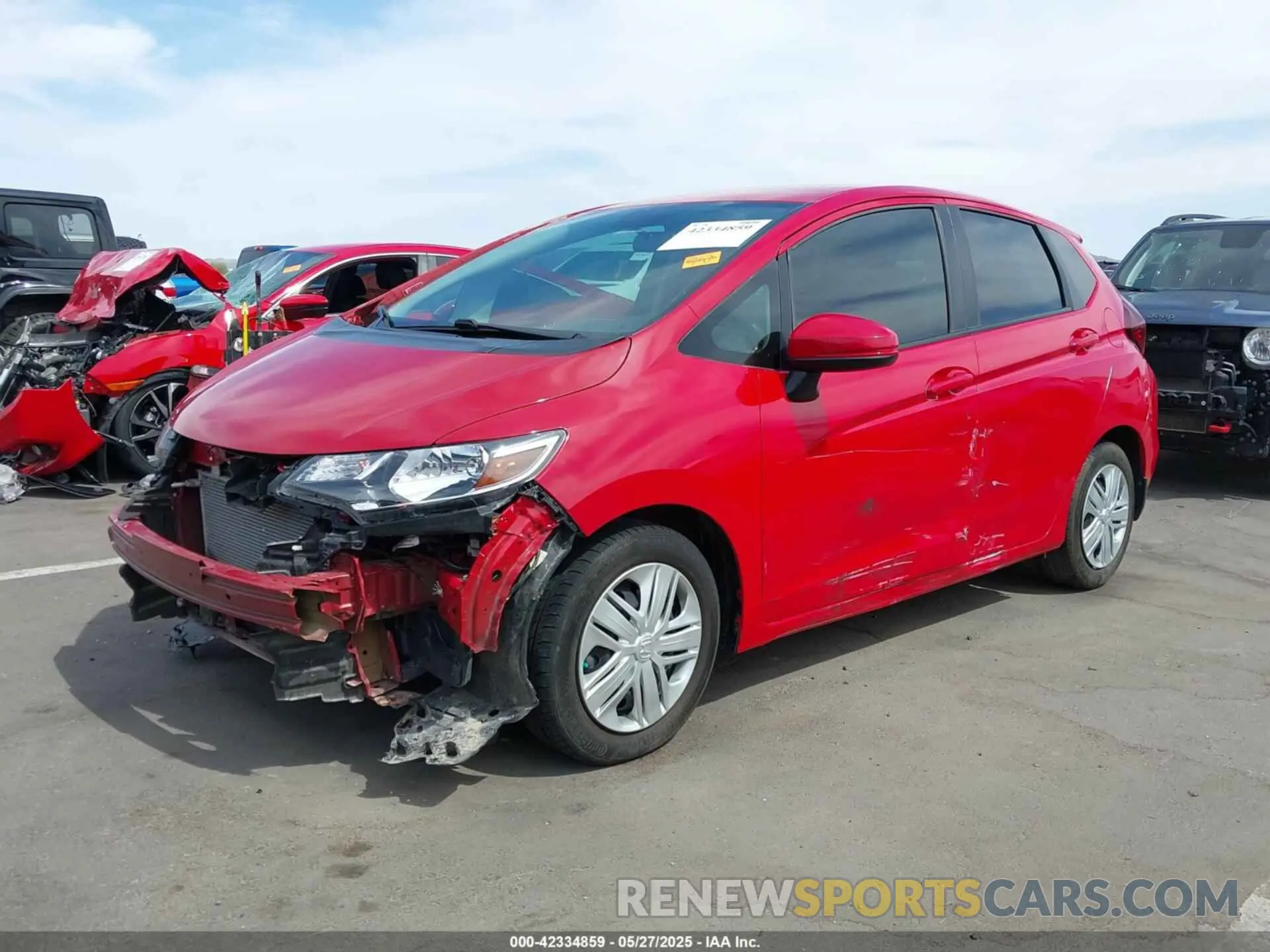 6 Photograph of a damaged car 3HGGK5H46KM710969 HONDA FIT 2019