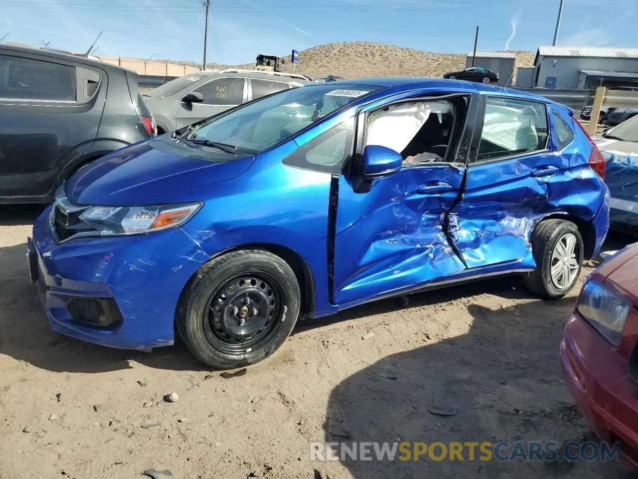 1 Фотография поврежденного автомобиля 3HGGK5H49KM731508 HONDA FIT 2019