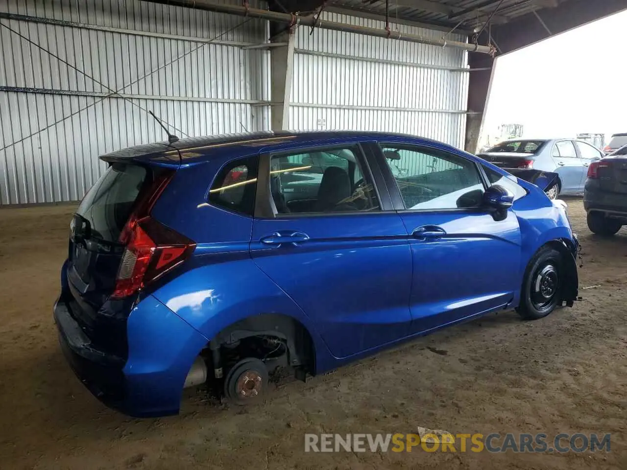 3 Photograph of a damaged car 3HGGK5H4XKM736538 HONDA FIT 2019
