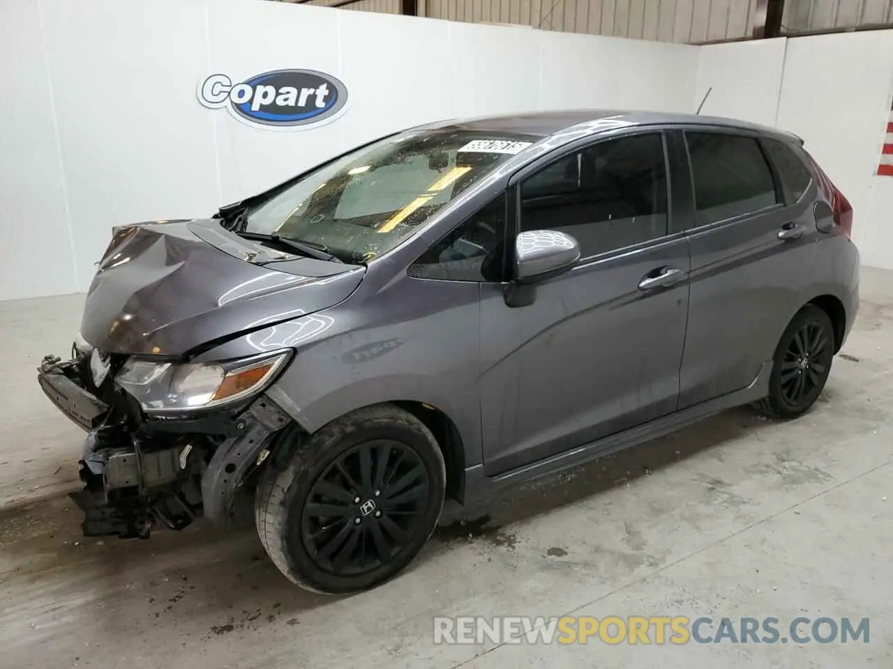 1 Photograph of a damaged car 3HGGK5H63KM700532 HONDA FIT 2019
