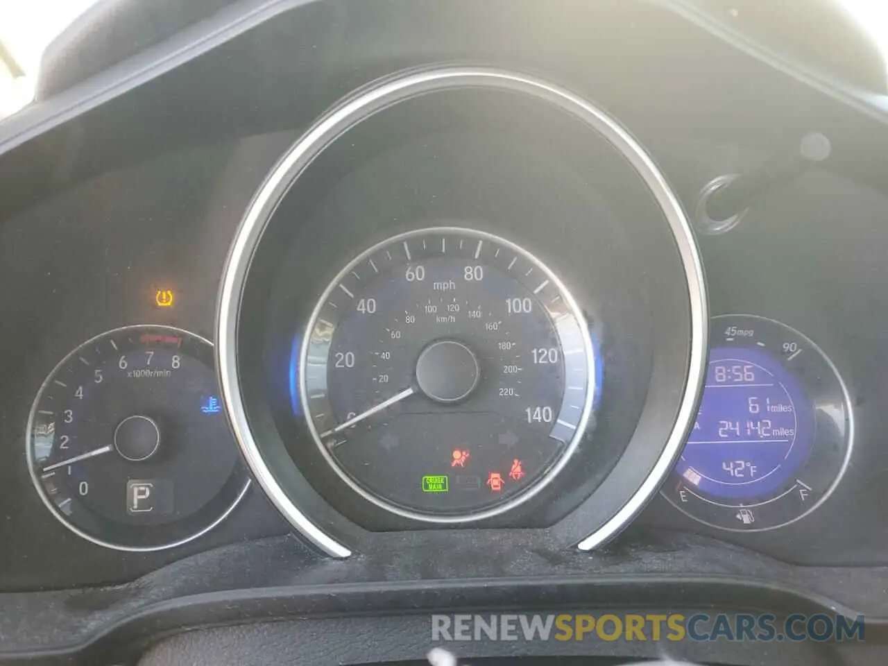 9 Photograph of a damaged car 3HGGK5H63KM700952 HONDA FIT 2019