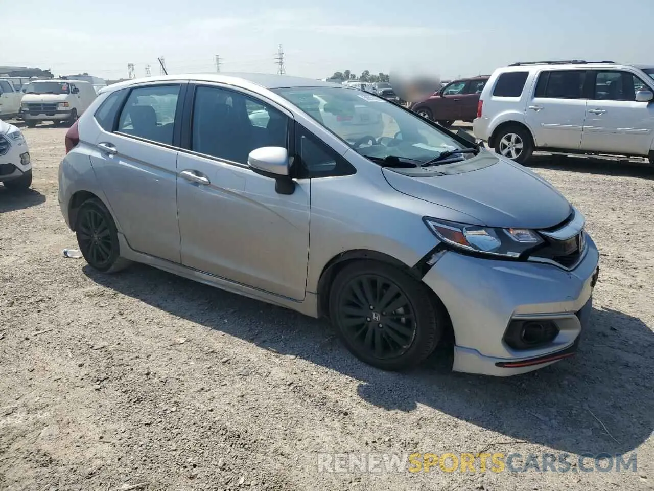 4 Photograph of a damaged car 3HGGK5H63KM748659 HONDA FIT 2019