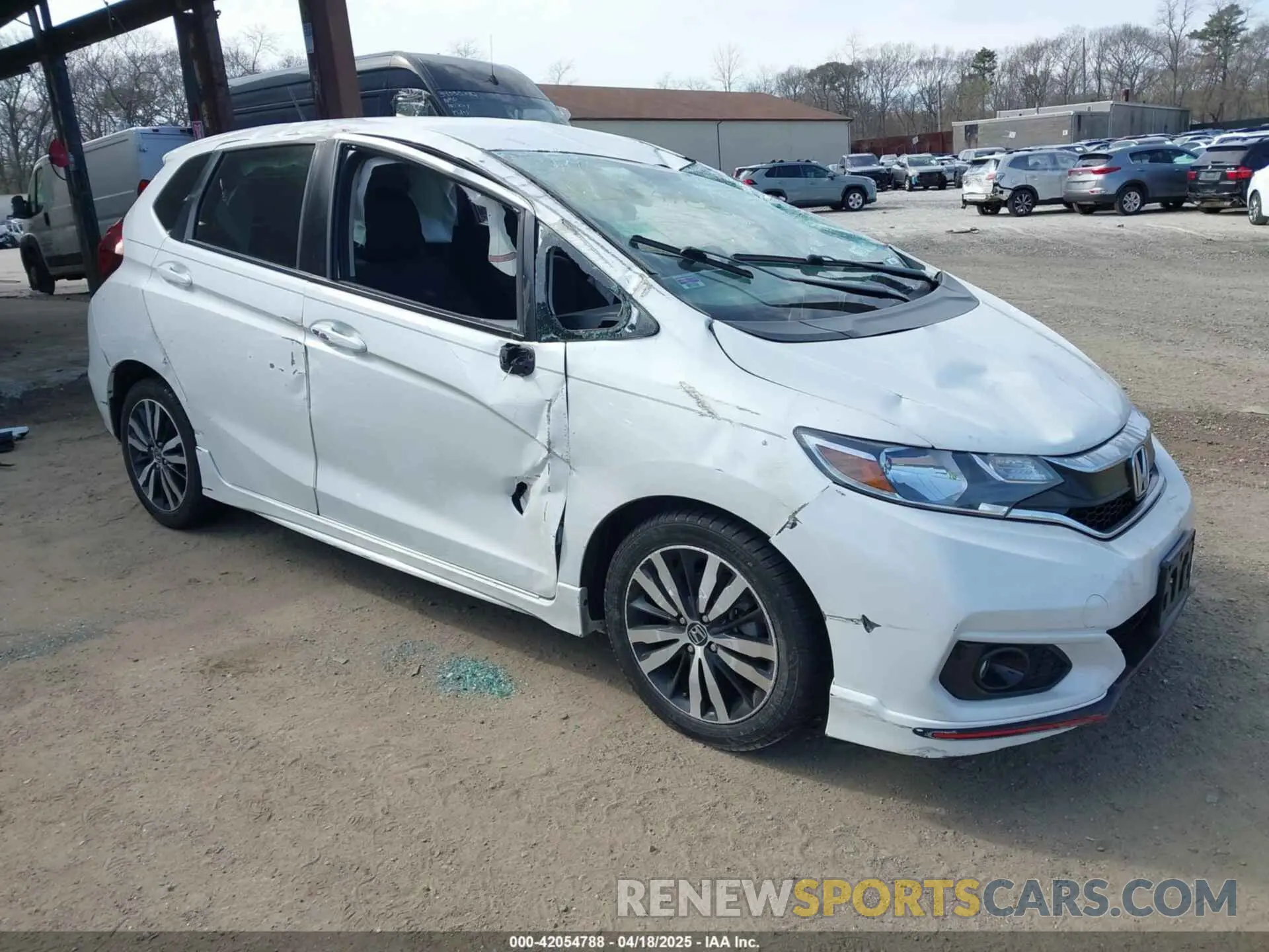 1 Photograph of a damaged car 3HGGK5H67KM719889 HONDA FIT 2019