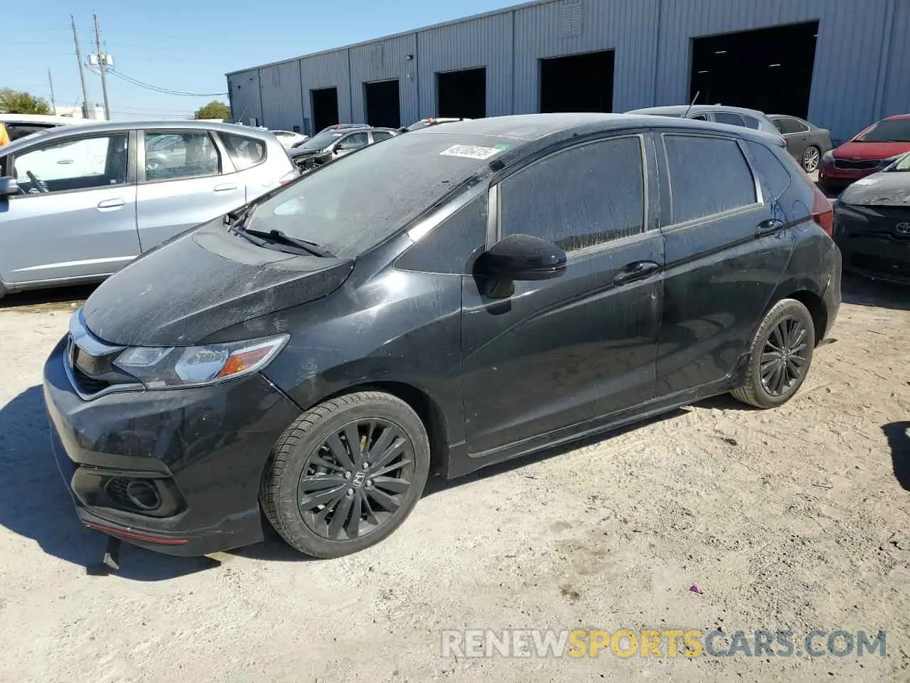 1 Photograph of a damaged car 3HGGK5H68KM732733 HONDA FIT 2019