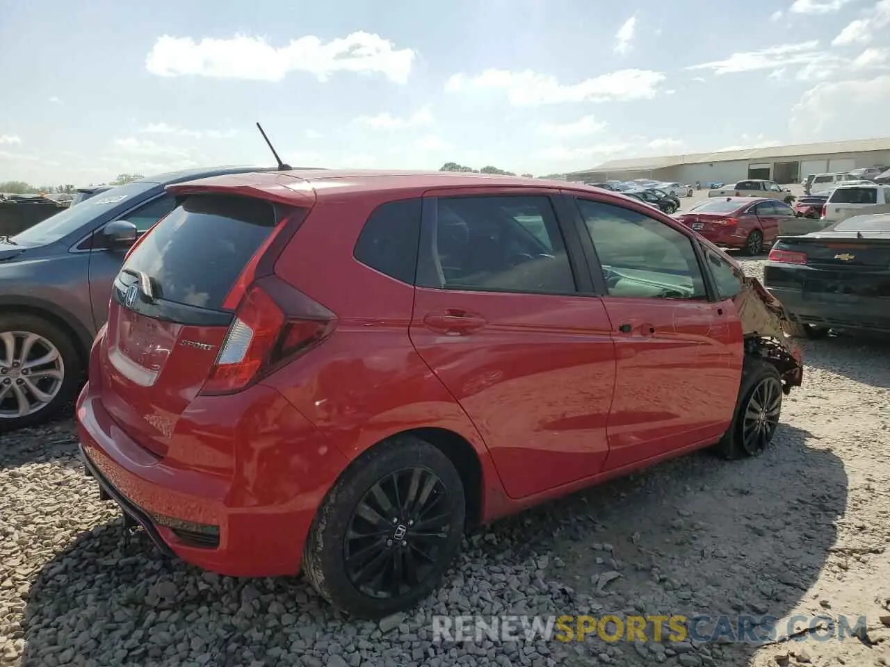 3 Фотография поврежденного автомобиля 3HGGK5H6XKM741692 HONDA FIT 2019