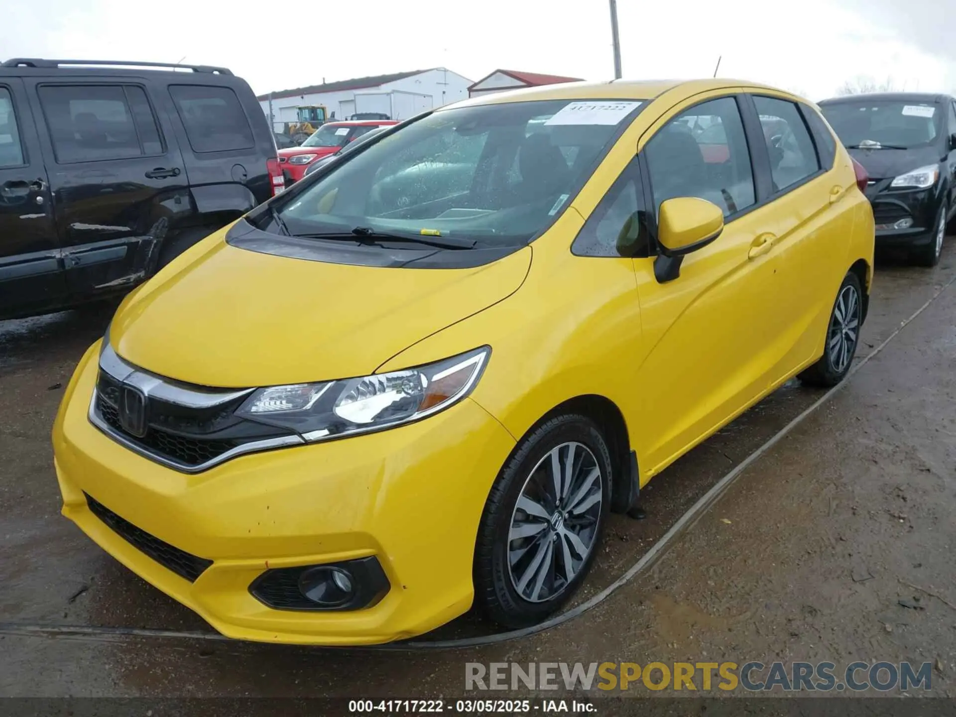 2 Photograph of a damaged car 3HGGK5H81KM712860 HONDA FIT 2019