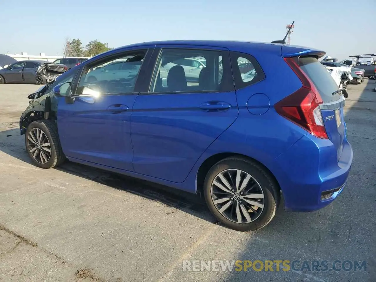 2 Photograph of a damaged car 3HGGK5H81KM743381 HONDA FIT 2019