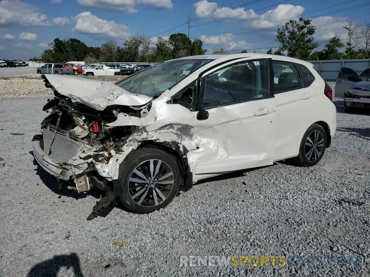 1 Photograph of a damaged car 3HGGK5H85KM703062 HONDA FIT 2019