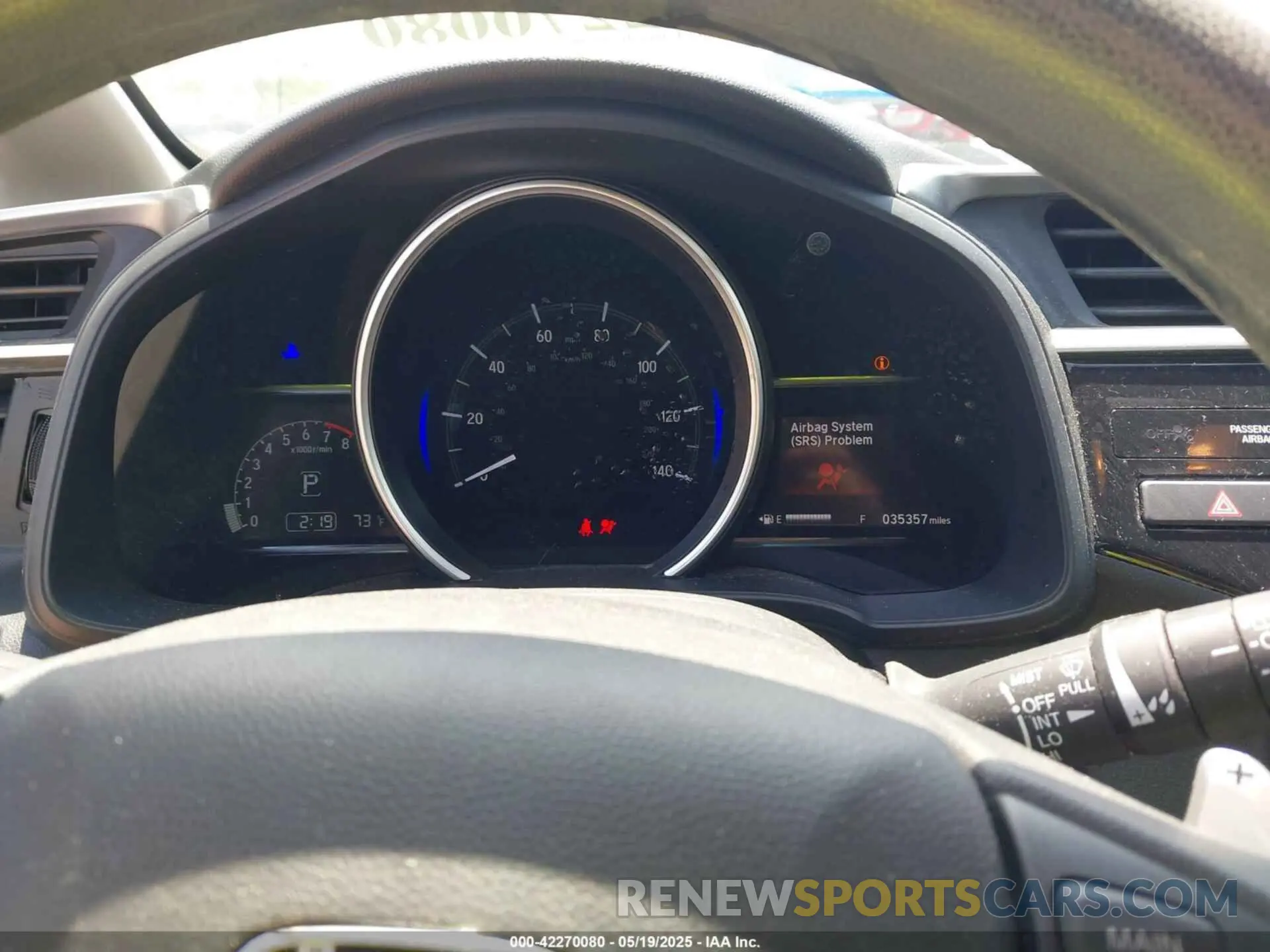 7 Photograph of a damaged car 3HGGK5H86KM750391 HONDA FIT 2019