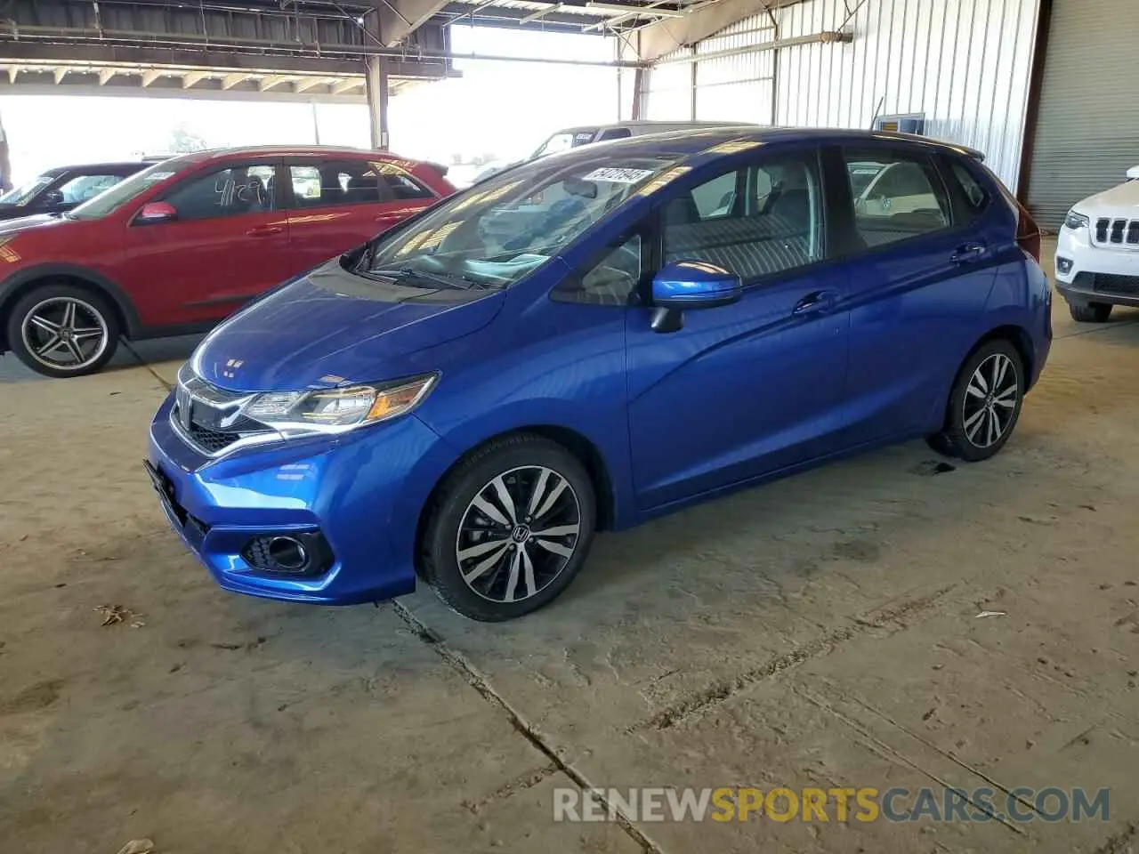 1 Фотография поврежденного автомобиля 3HGGK5H87KM753347 HONDA FIT 2019