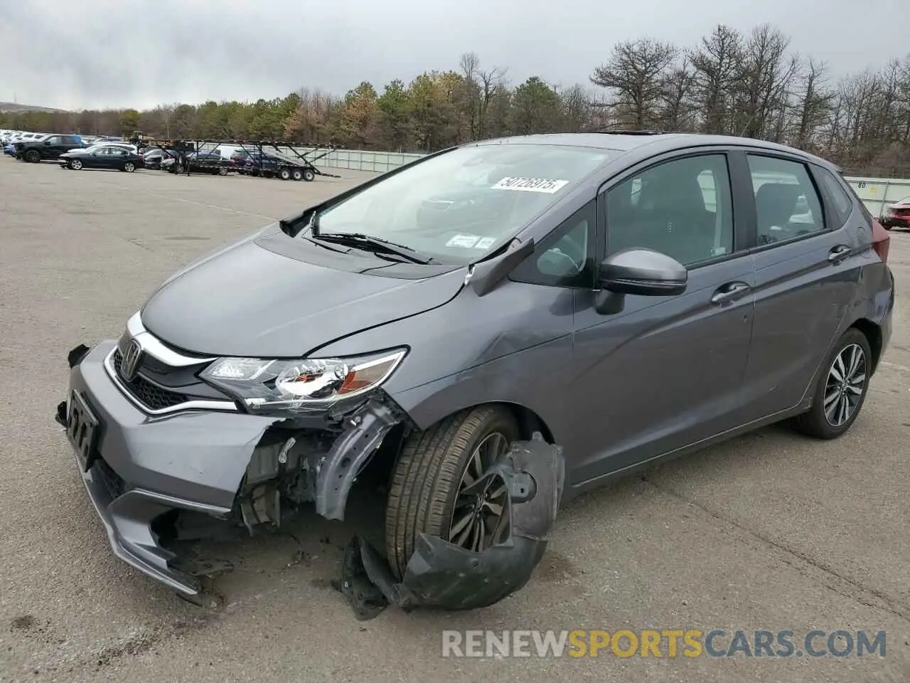 1 Фотография поврежденного автомобиля 3HGGK5H88KM741997 HONDA FIT 2019