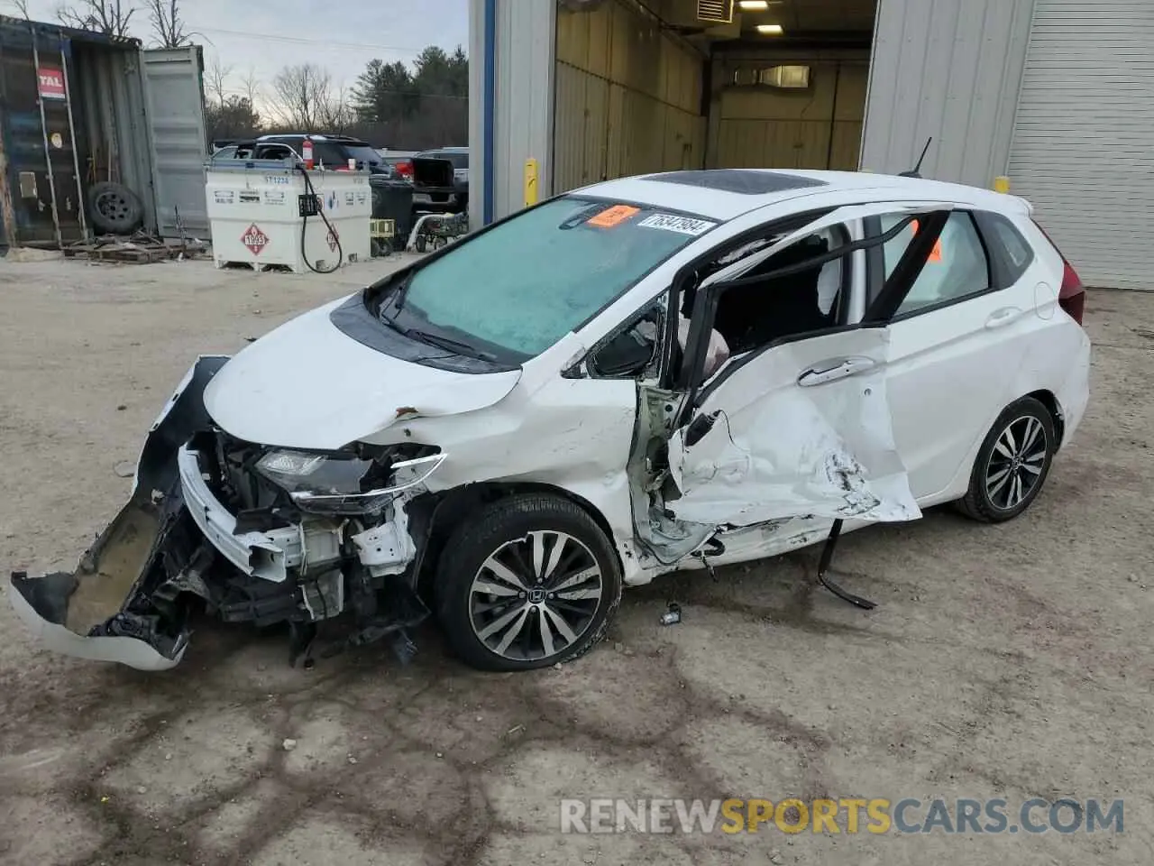 1 Photograph of a damaged car 3HGGK5H8XLM716679 HONDA FIT 2019