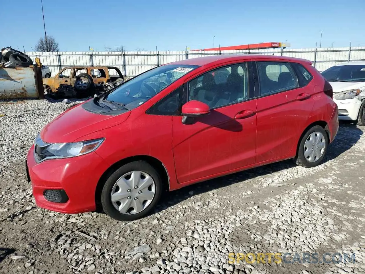 1 Photograph of a damaged car 3HGGK5H40LM717658 HONDA FIT 2020