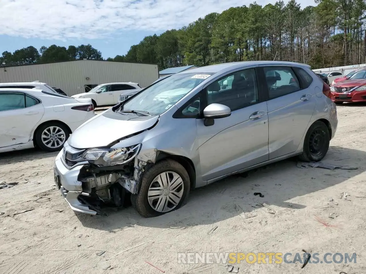 1 Photograph of a damaged car 3HGGK5H40LM720138 HONDA FIT 2020