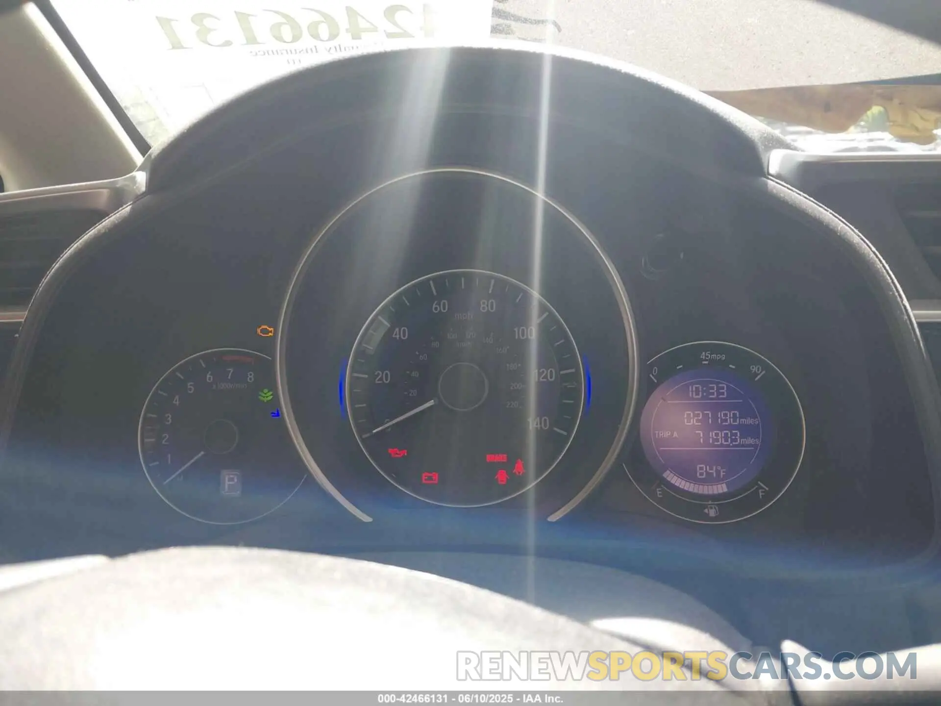 7 Photograph of a damaged car 3HGGK5H41LM718351 HONDA FIT 2020