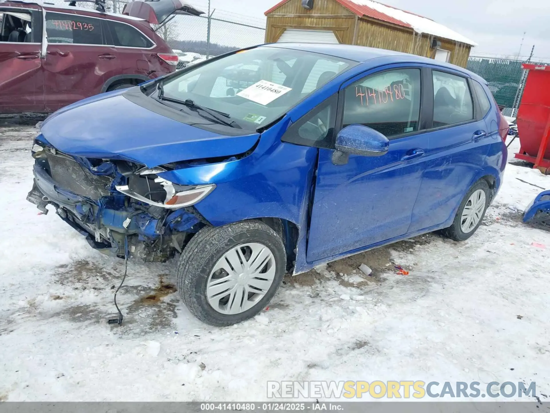 2 Photograph of a damaged car 3HGGK5H43LM716911 HONDA FIT 2020