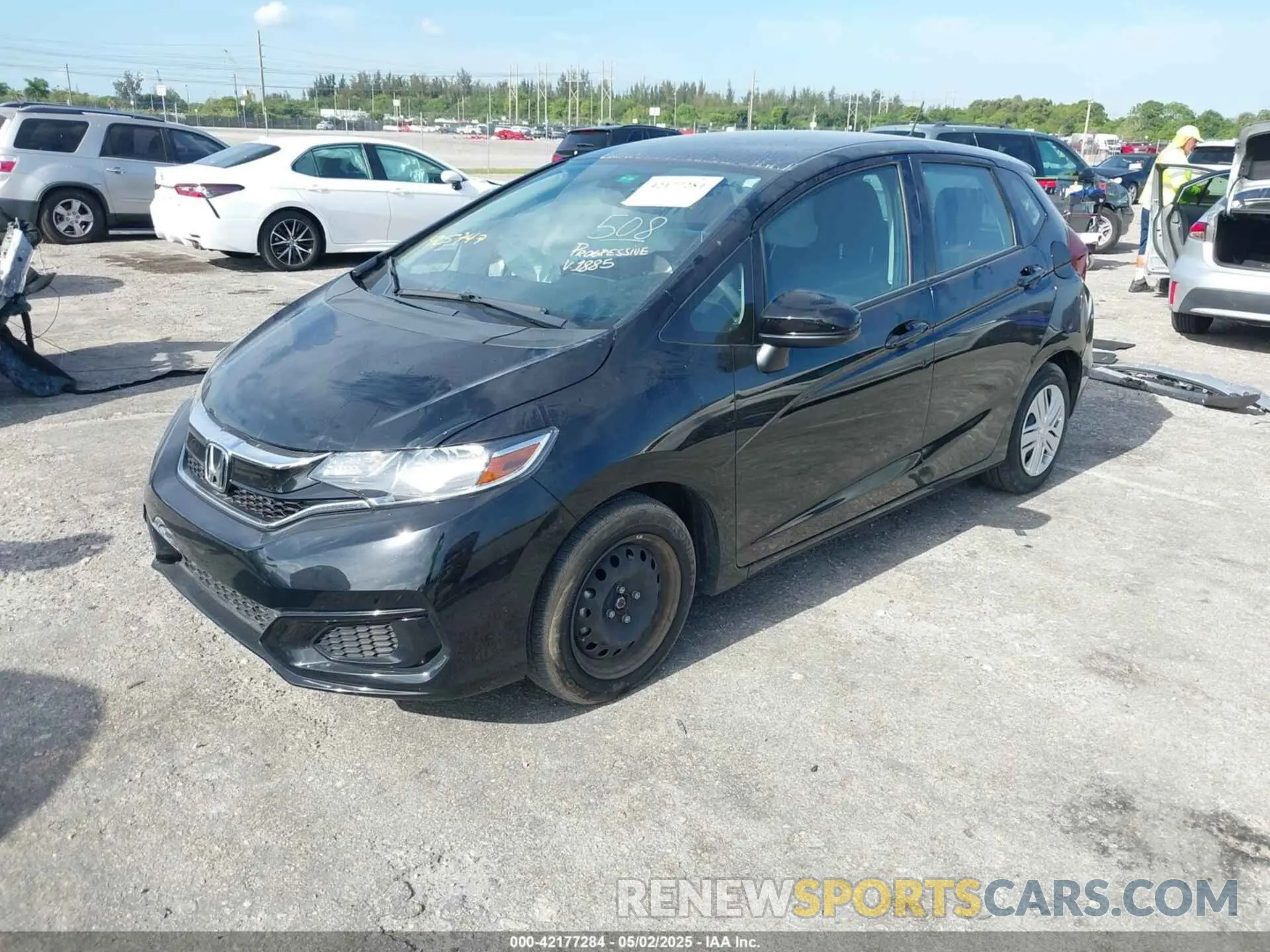 2 Photograph of a damaged car 3HGGK5H44LM731885 HONDA FIT 2020