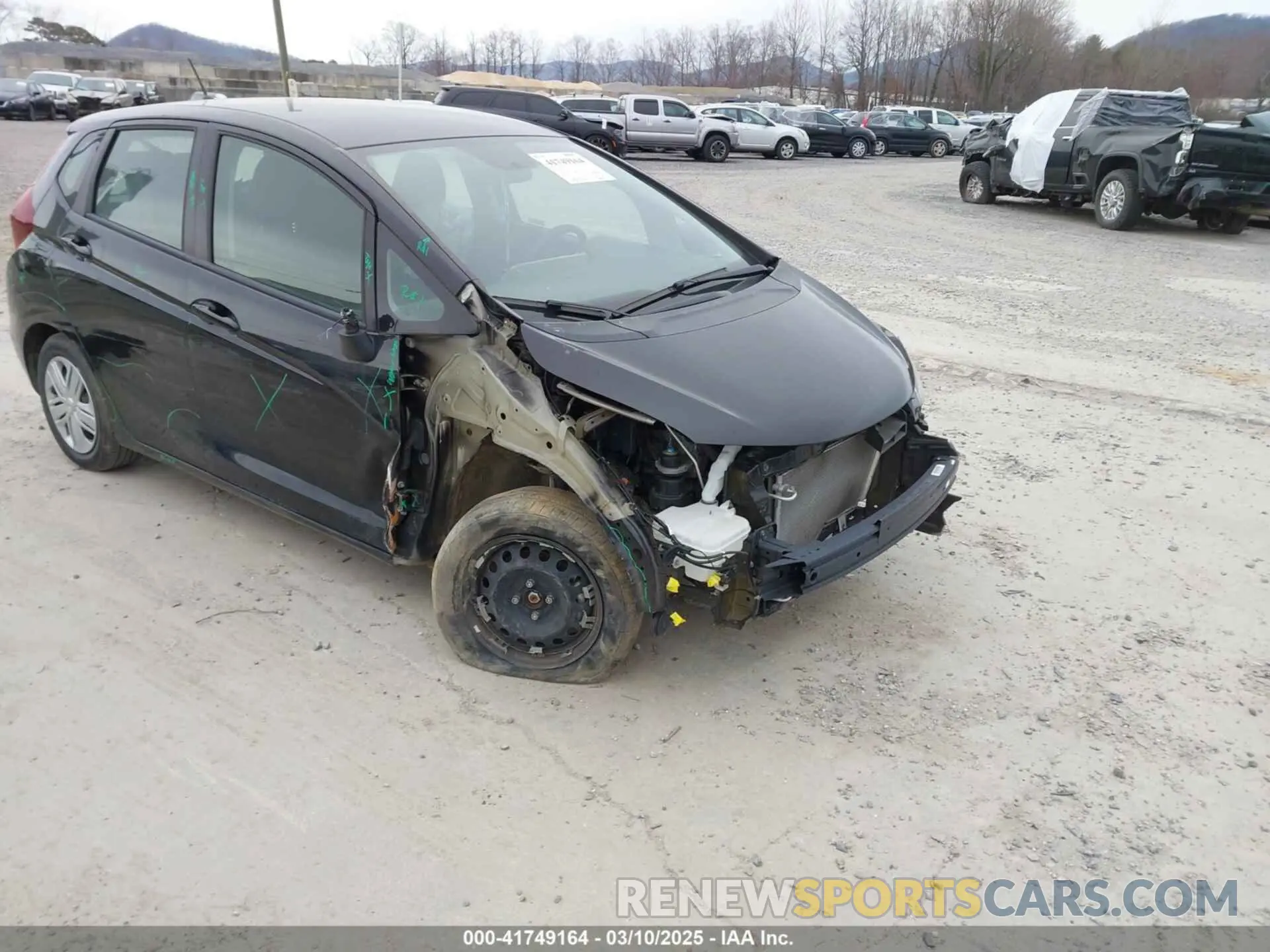 1 Photograph of a damaged car 3HGGK5H47LM721092 HONDA FIT 2020