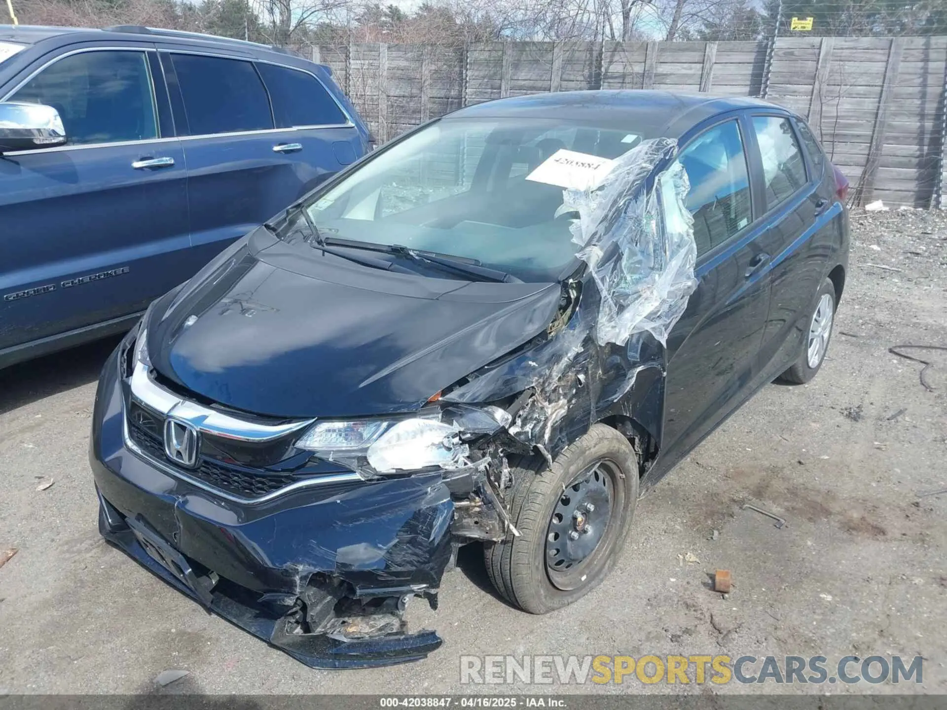 2 Photograph of a damaged car 3HGGK5H49LM726214 HONDA FIT 2020