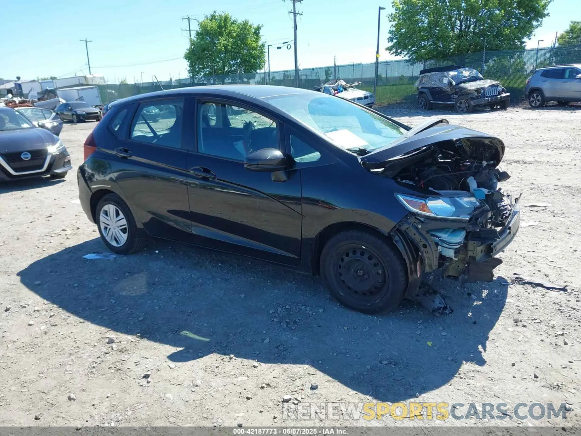 1 Photograph of a damaged car 3HGGK5H4XLM705176 HONDA FIT 2020