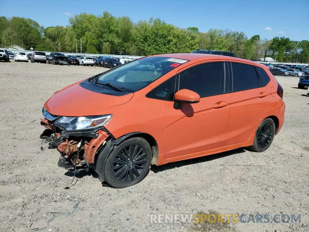 1 Photograph of a damaged car 3HGGK5H61LM721476 HONDA FIT 2020