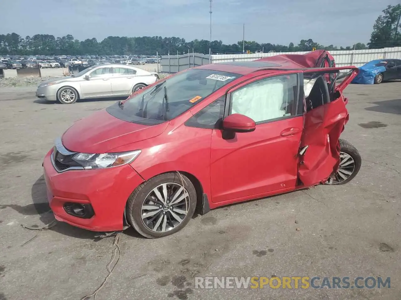 1 Photograph of a damaged car 3HGGK5H82LM728728 HONDA FIT 2020