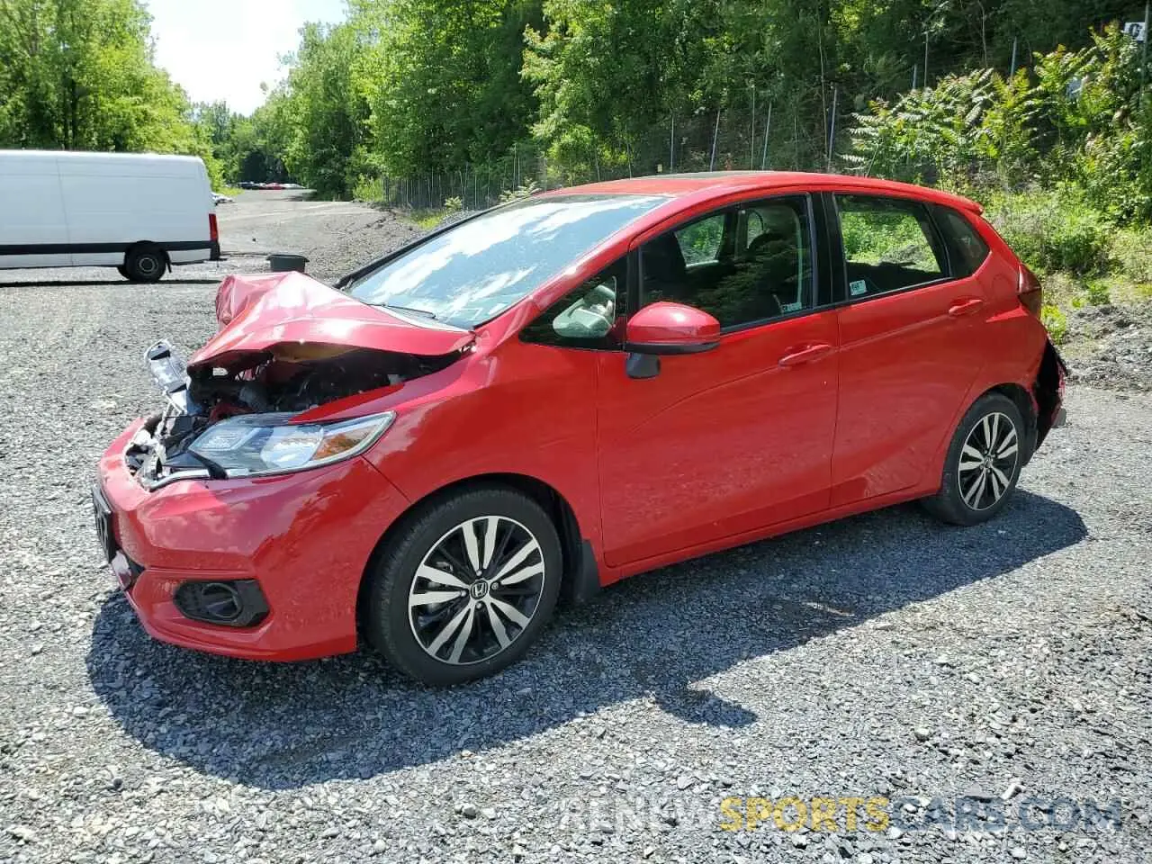 1 Photograph of a damaged car 3HGGK5H85LM720199 HONDA FIT 2020