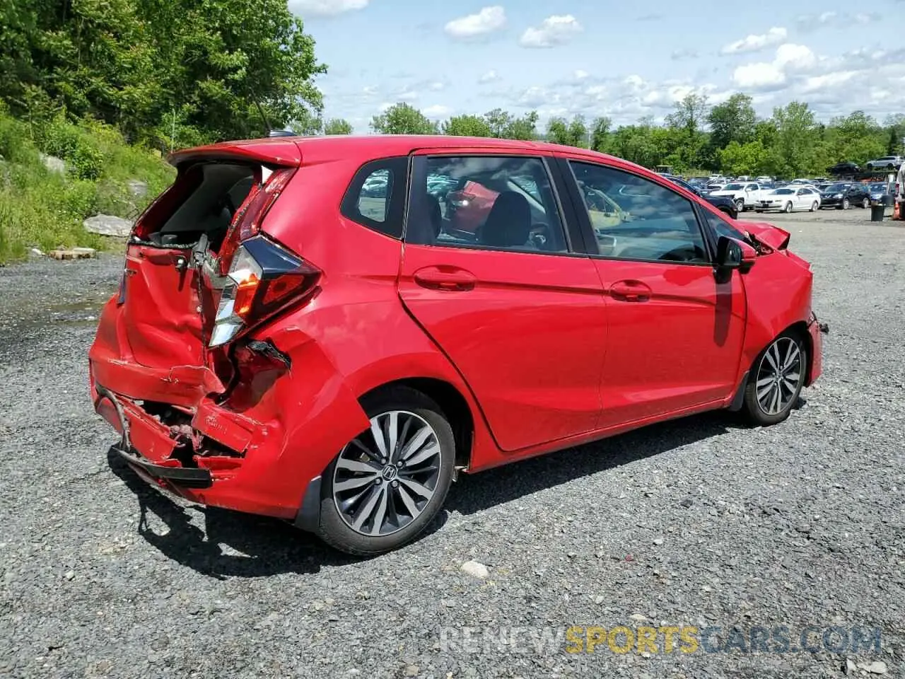 3 Photograph of a damaged car 3HGGK5H85LM720199 HONDA FIT 2020