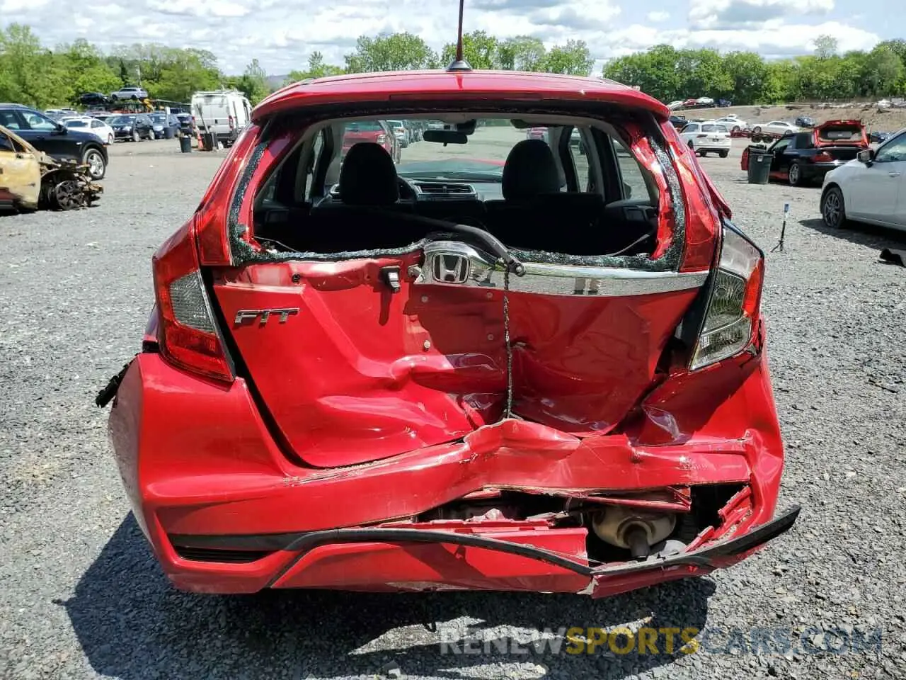 6 Photograph of a damaged car 3HGGK5H85LM720199 HONDA FIT 2020