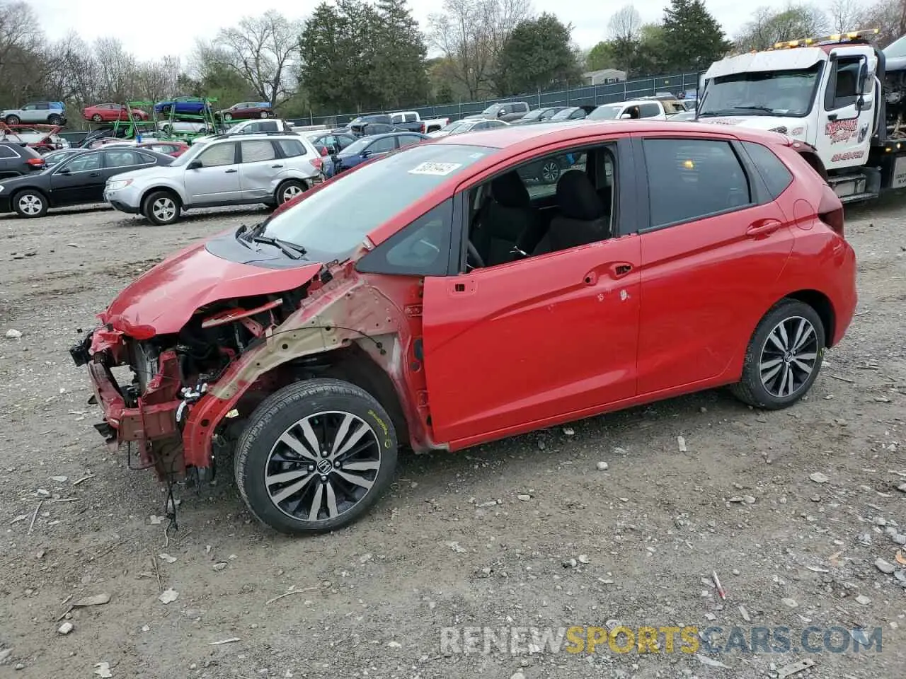 1 Photograph of a damaged car 3HGGK5H89LM704488 HONDA FIT 2020