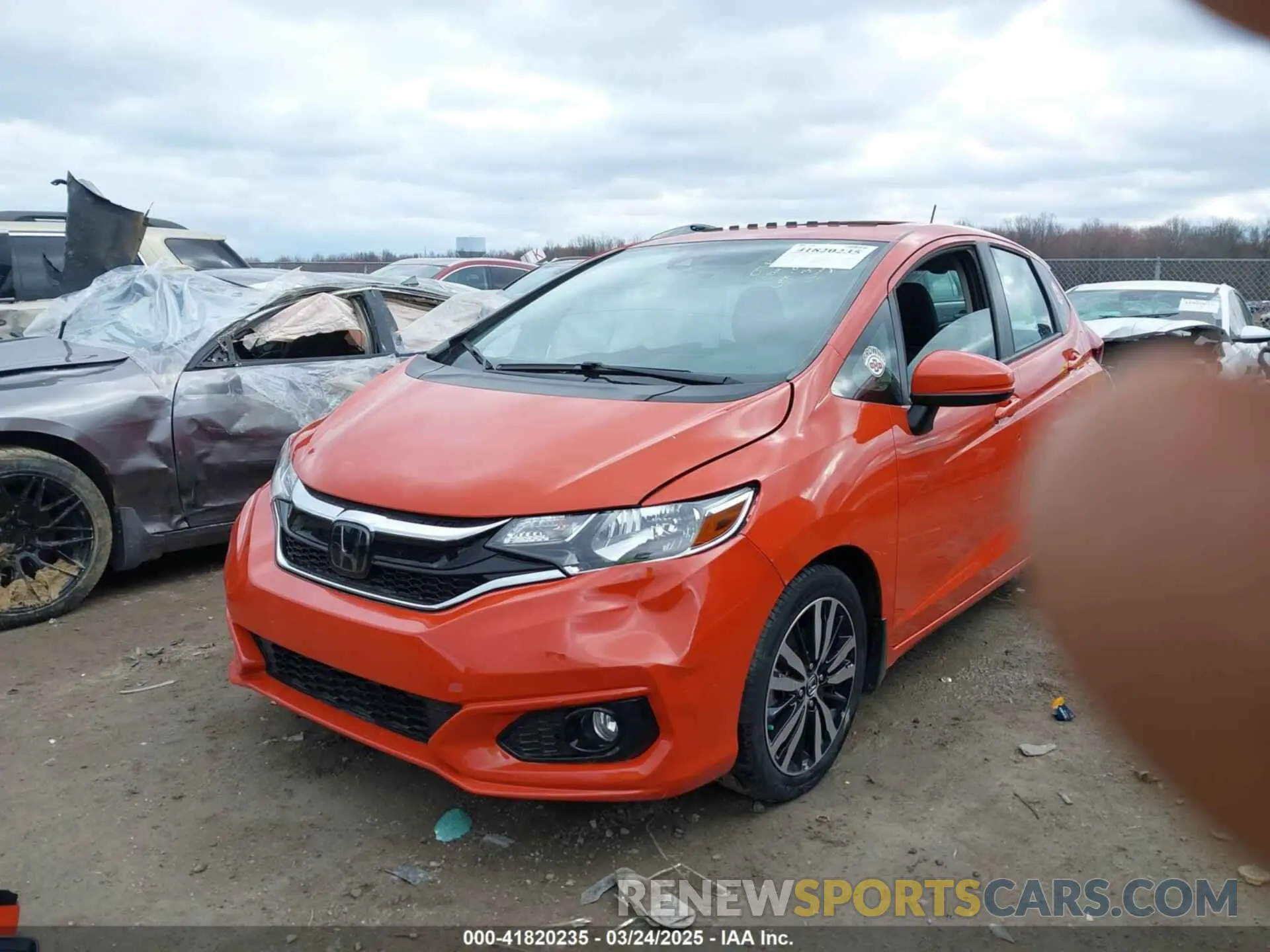 2 Фотография поврежденного автомобиля 3HGGK5H8XLM709232 HONDA FIT 2020