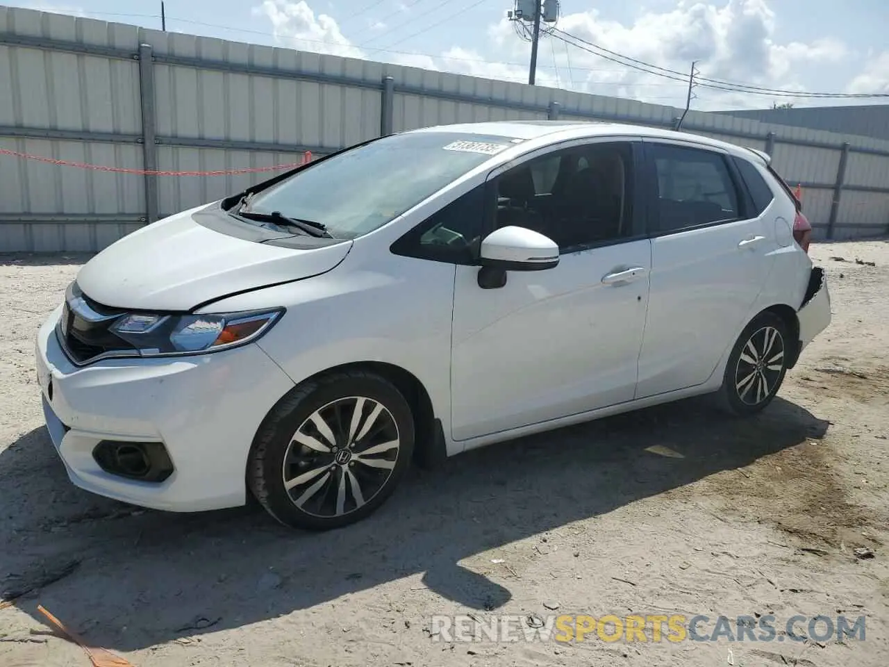 1 Photograph of a damaged car 3HGGK5H93LM709355 HONDA FIT 2020