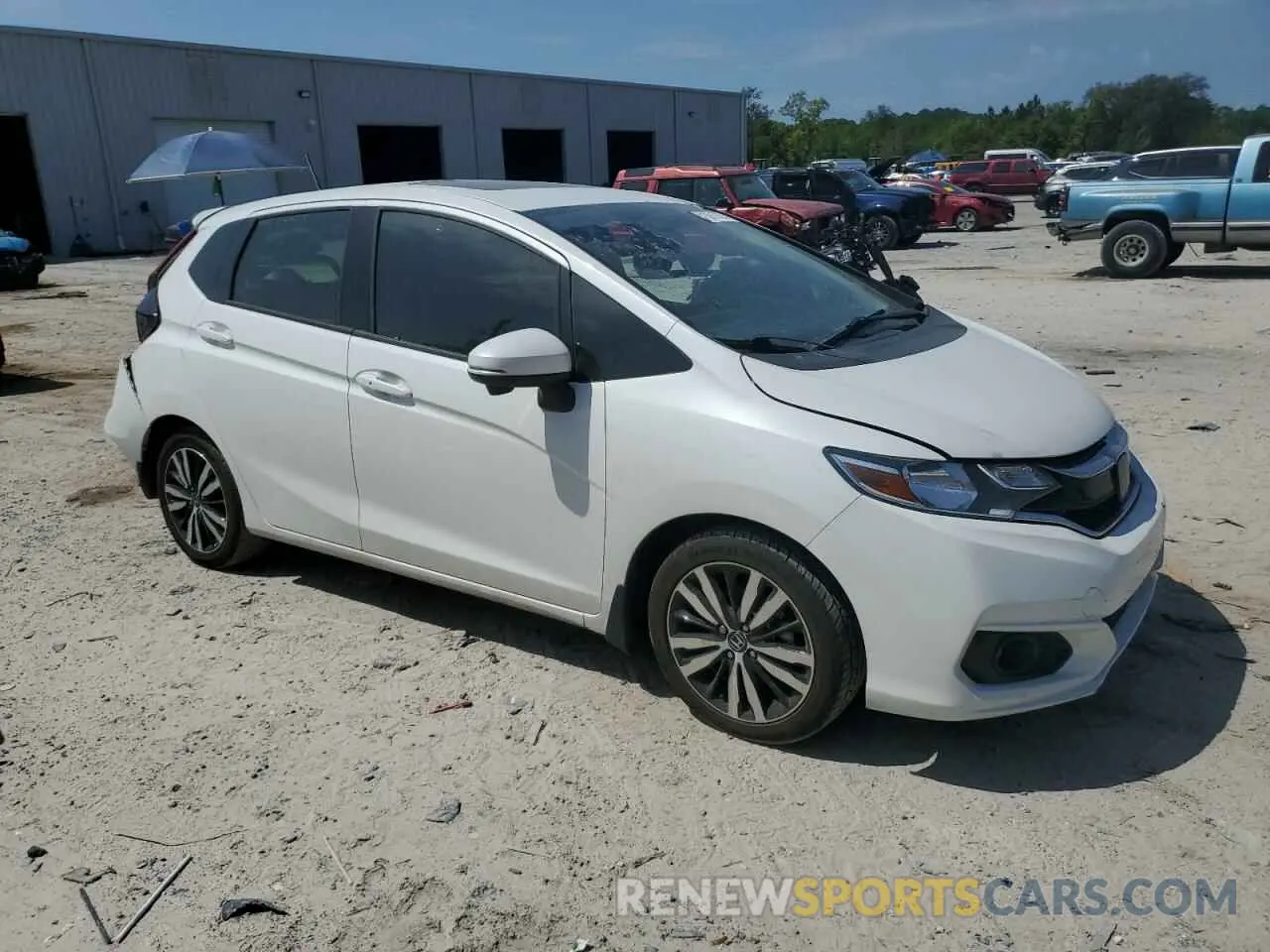 4 Photograph of a damaged car 3HGGK5H93LM709355 HONDA FIT 2020