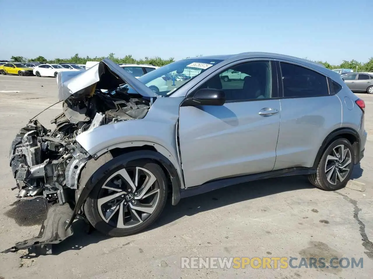 1 Photograph of a damaged car 3CZRU5H11KG701290 HONDA HR-V 2019