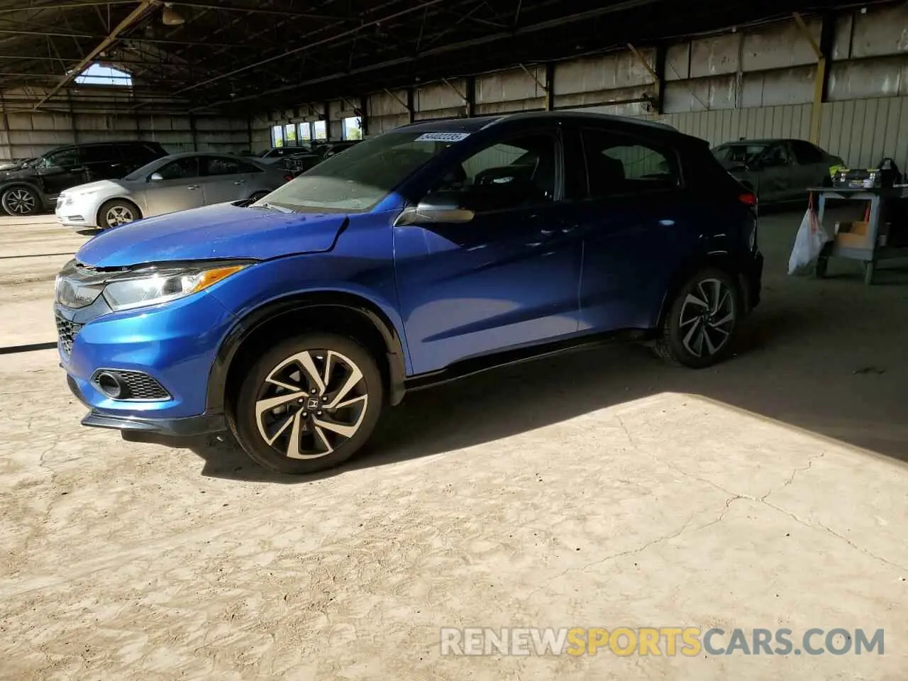 1 Photograph of a damaged car 3CZRU5H11KG702956 HONDA HR-V 2019