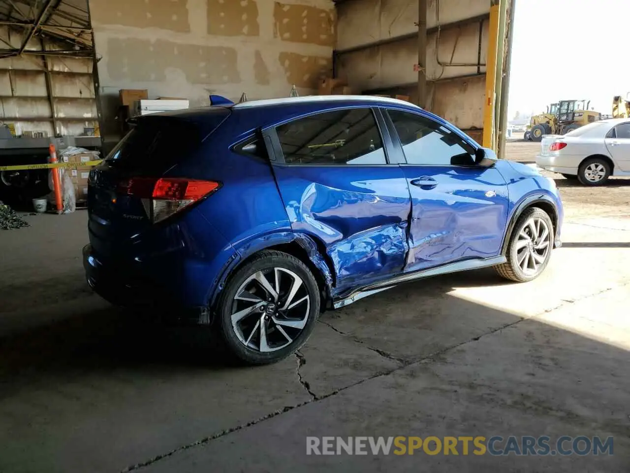 3 Photograph of a damaged car 3CZRU5H12KM724448 HONDA HR-V 2019