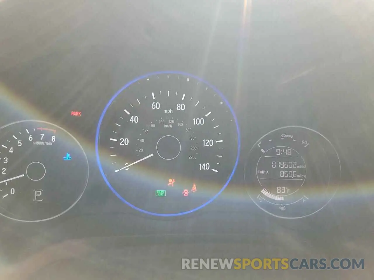 9 Photograph of a damaged car 3CZRU5H12KM724448 HONDA HR-V 2019