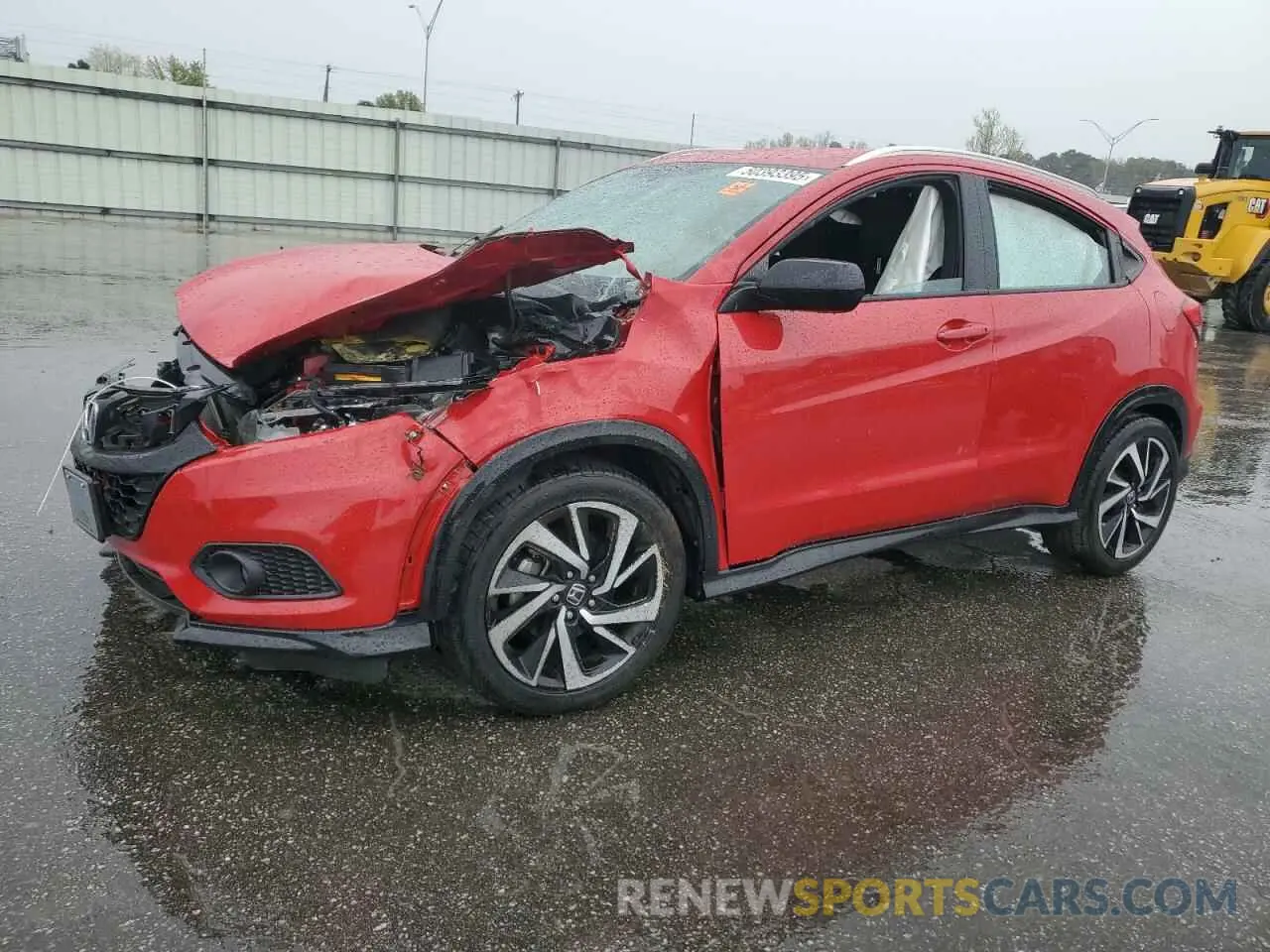 1 Photograph of a damaged car 3CZRU5H16KG706601 HONDA HR-V 2019