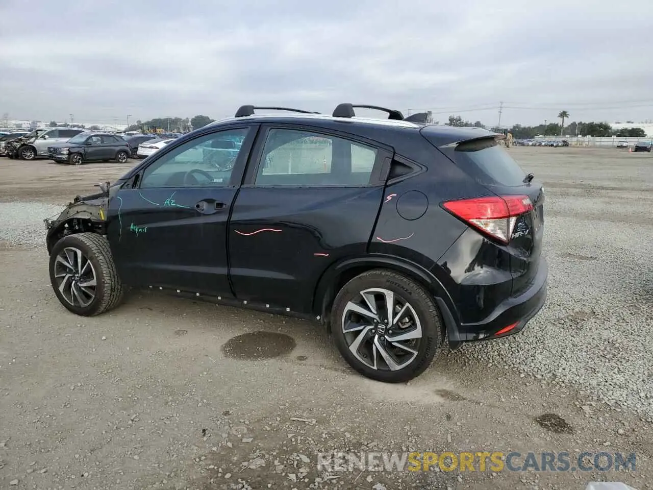 2 Photograph of a damaged car 3CZRU5H16KG709546 HONDA HR-V 2019