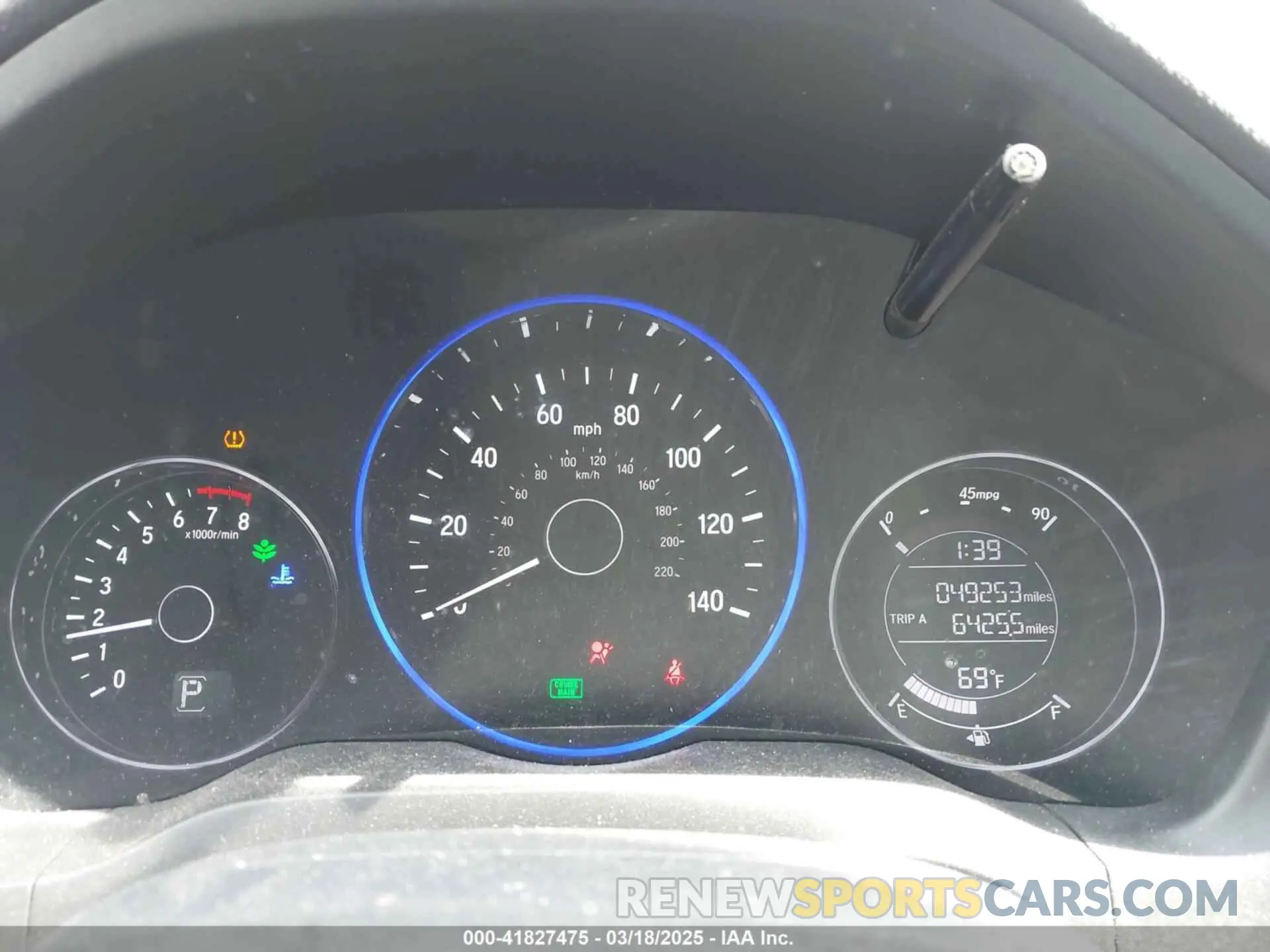 7 Фотография поврежденного автомобиля 3CZRU5H18KM730481 HONDA HR-V 2019