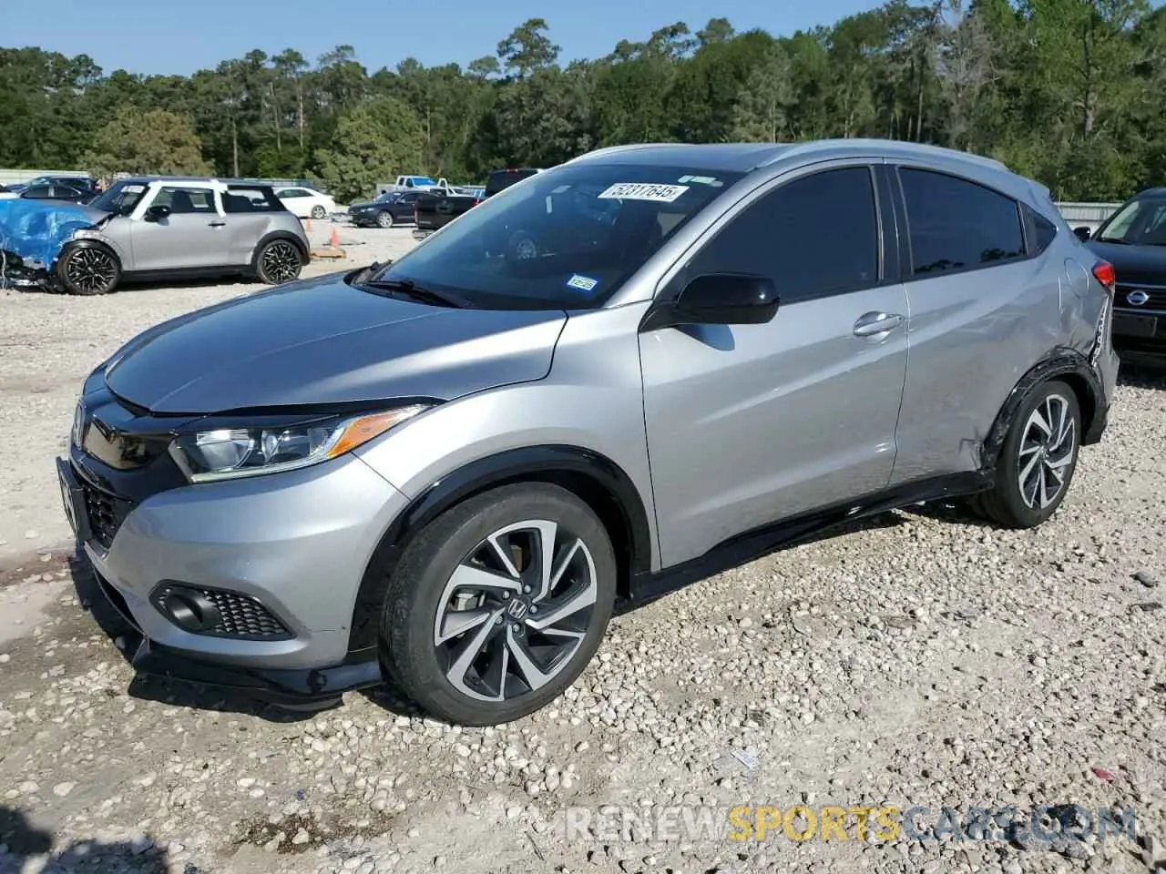 1 Photograph of a damaged car 3CZRU5H19KG702414 HONDA HR-V 2019