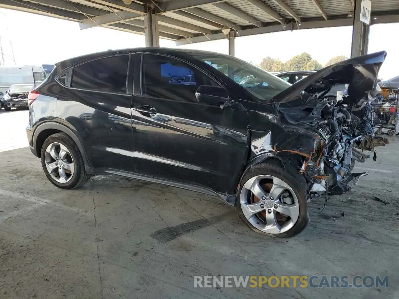 4 Фотография поврежденного автомобиля 3CZRU5H32KM706405 HONDA HR-V 2019