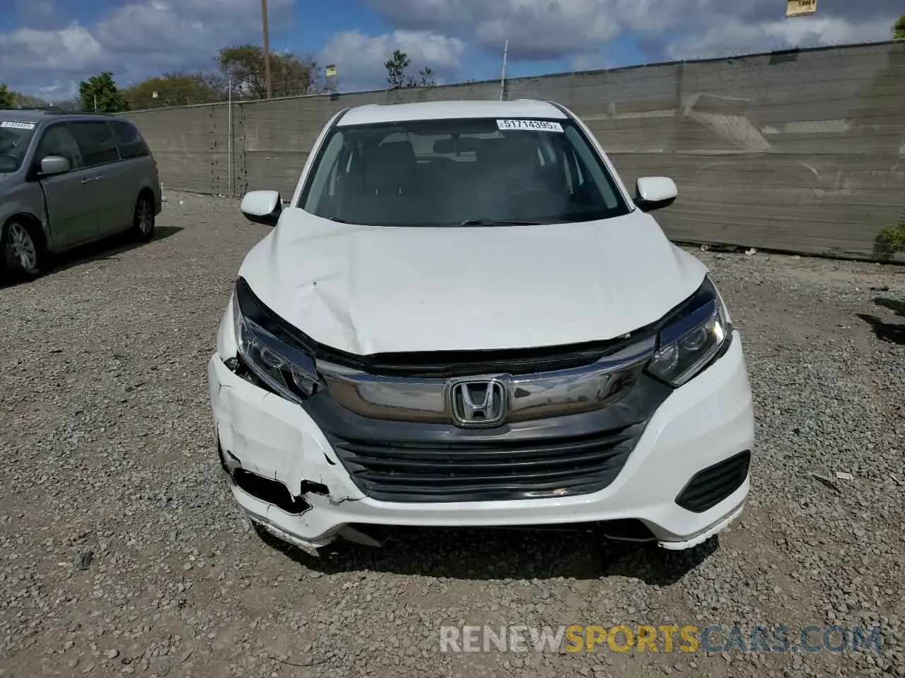 5 Photograph of a damaged car 3CZRU5H32KM707473 HONDA HR-V 2019