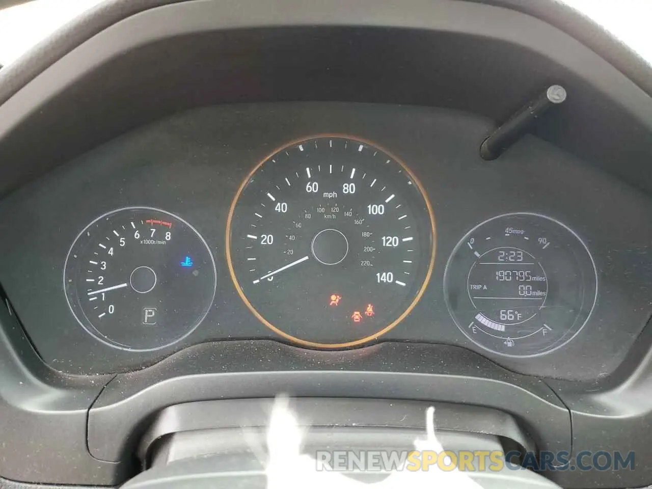 9 Photograph of a damaged car 3CZRU5H32KM707473 HONDA HR-V 2019