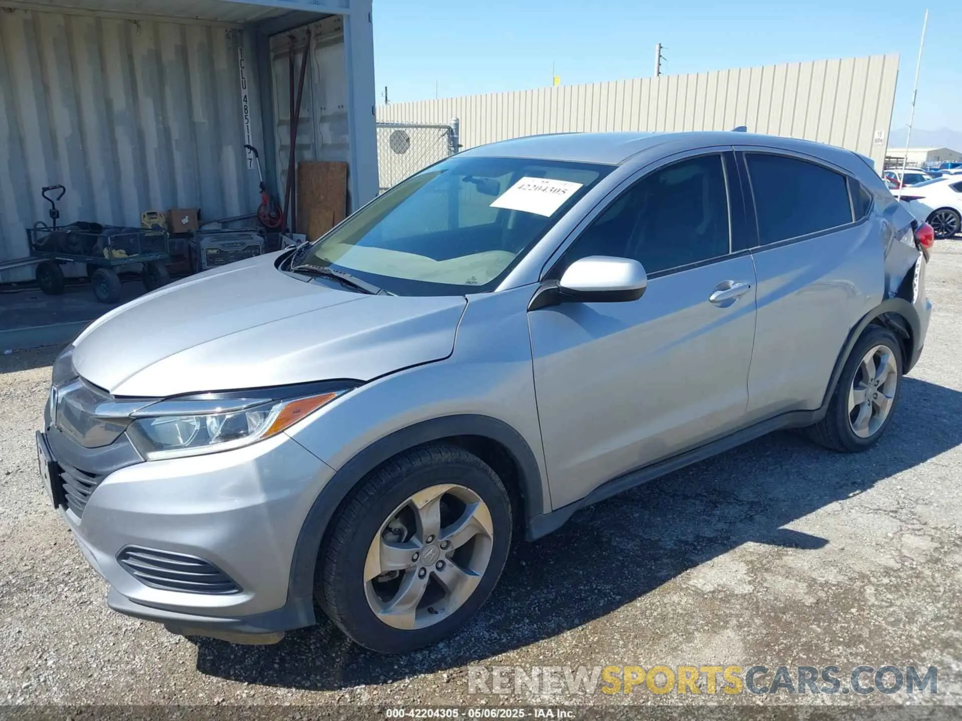 2 Photograph of a damaged car 3CZRU5H33KG714687 HONDA HR-V 2019