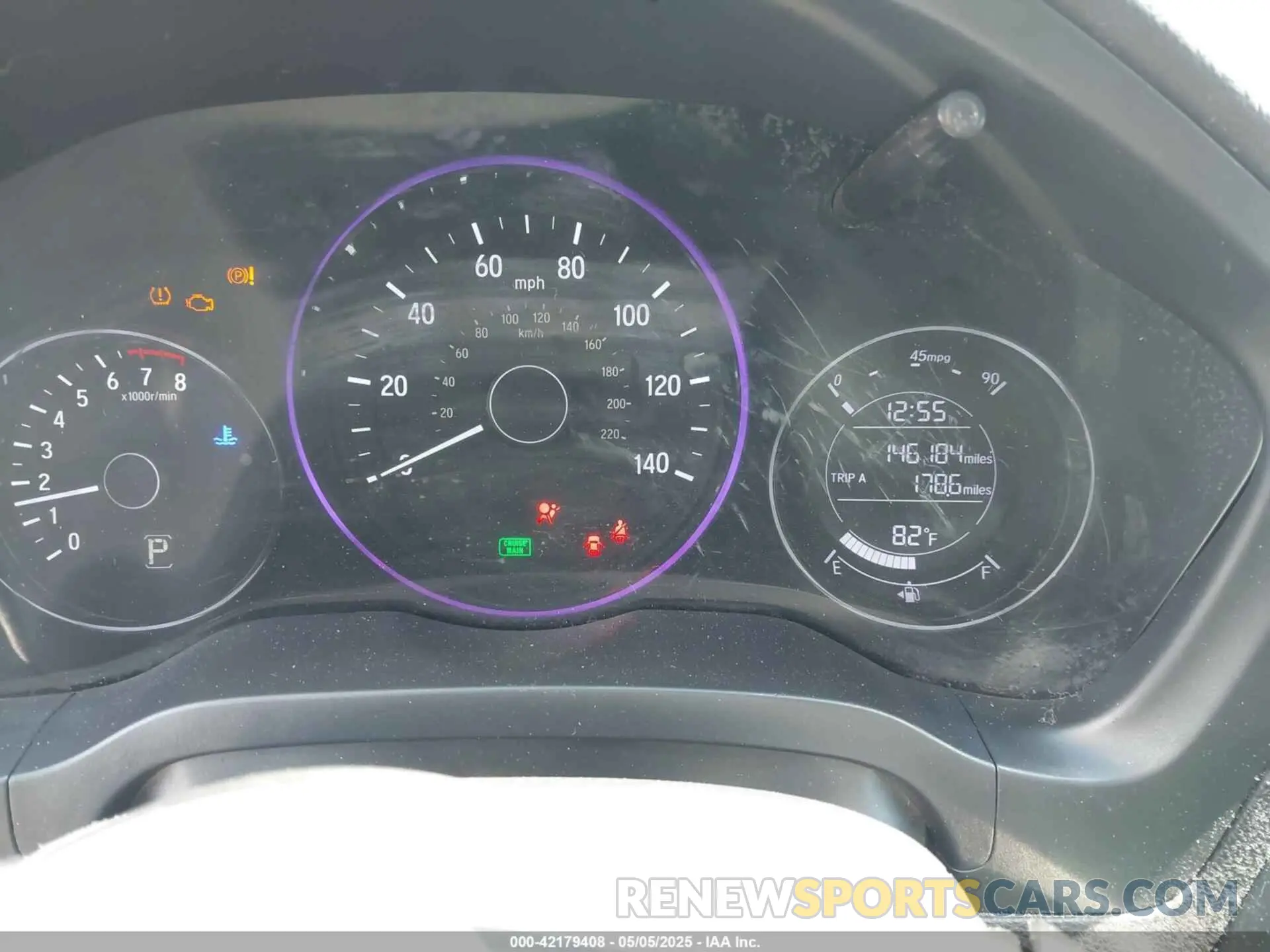 7 Фотография поврежденного автомобиля 3CZRU5H35KM720010 HONDA HR-V 2019