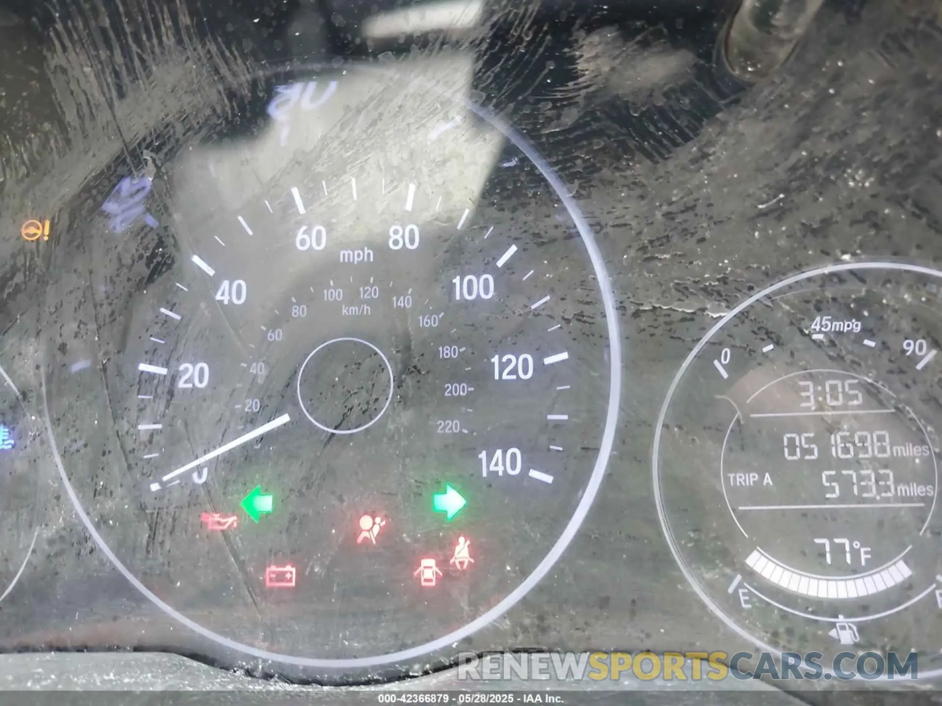 7 Photograph of a damaged car 3CZRU5H37KG706785 HONDA HR-V 2019