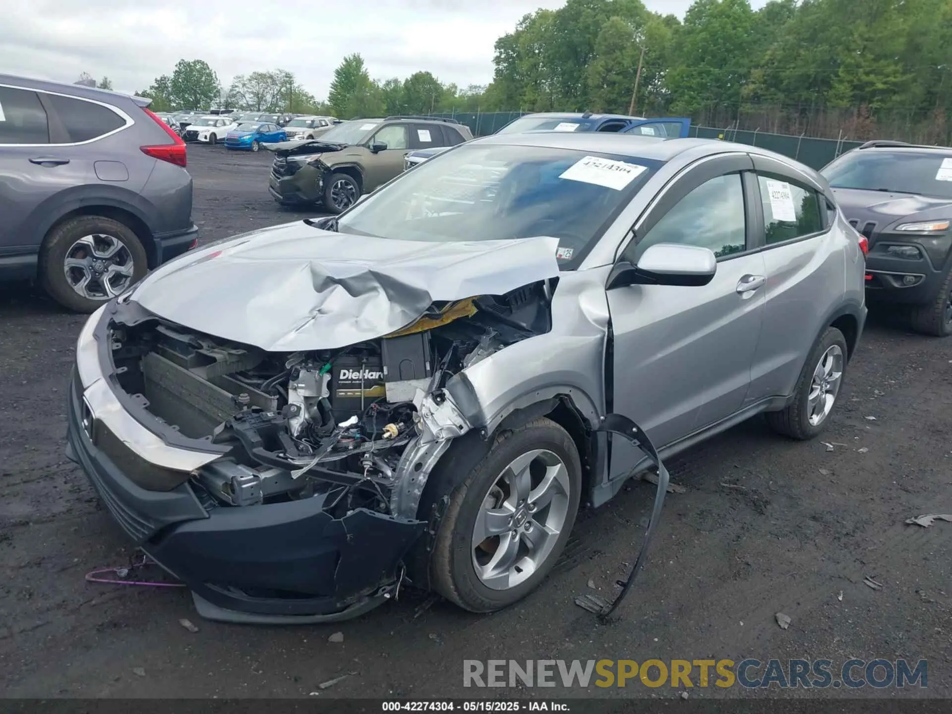2 Фотография поврежденного автомобиля 3CZRU5H39KG703872 HONDA HR-V 2019